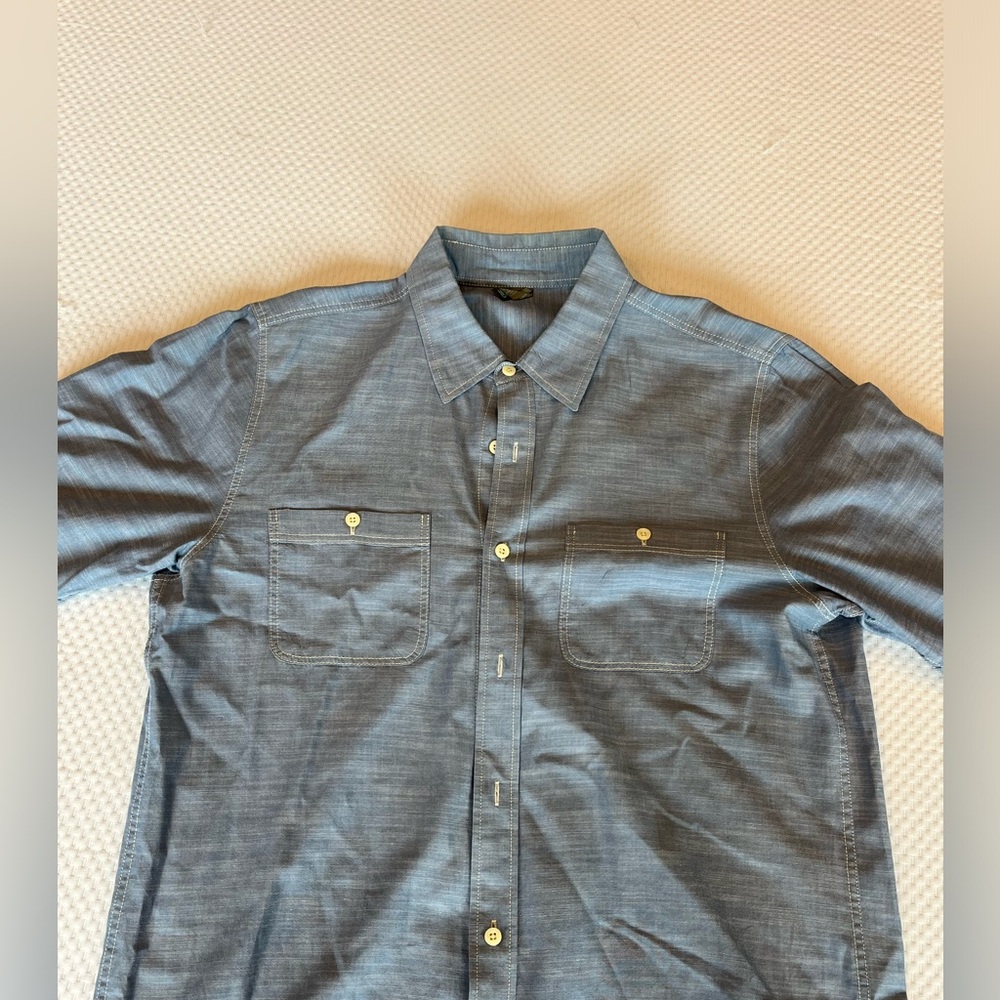 District brand men’s custom Lexus long sleeve button down shirt